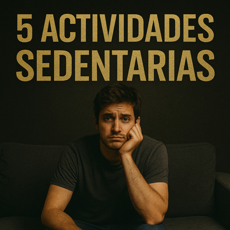 5 actividades sedentarias que debes evitar