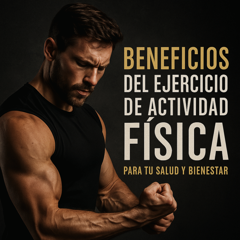 Beneficios del ejercicio de actividad física para tu salud y bienestar: fuerza, mente clara y energía sostenida cada día.
