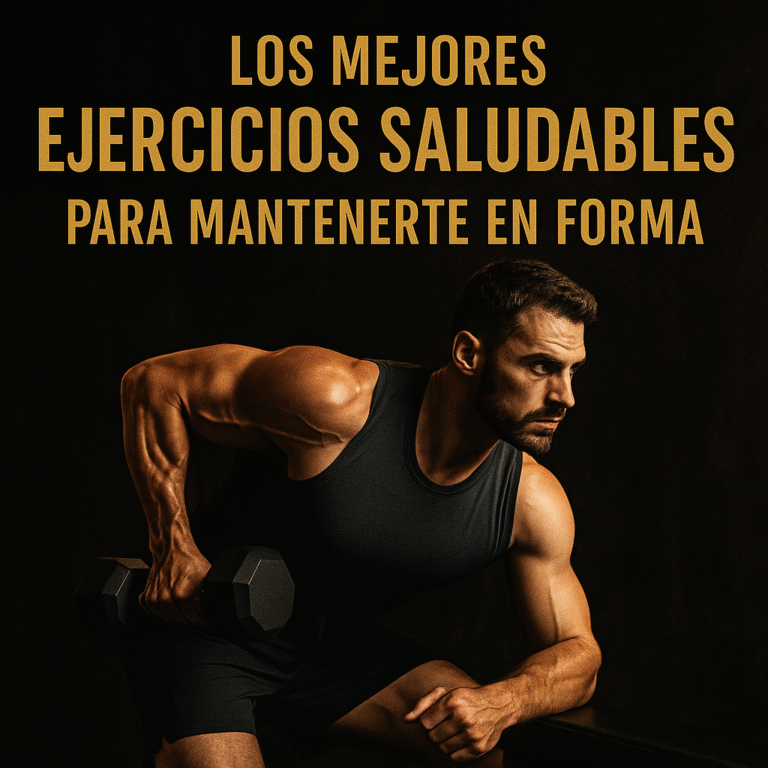 Ejercicio saludable: descubre los mejores ejercicios para mantenerte en forma, ganar fuerza y mejorar tu mente. Domina tu cuerpo con rutina efectiva.