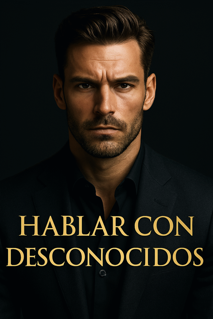 Cómo hablar con desconocidos sin parecer débil. Estrategias para hombres que quieren proyectar seguridad, control y respeto desde el primer segundo.