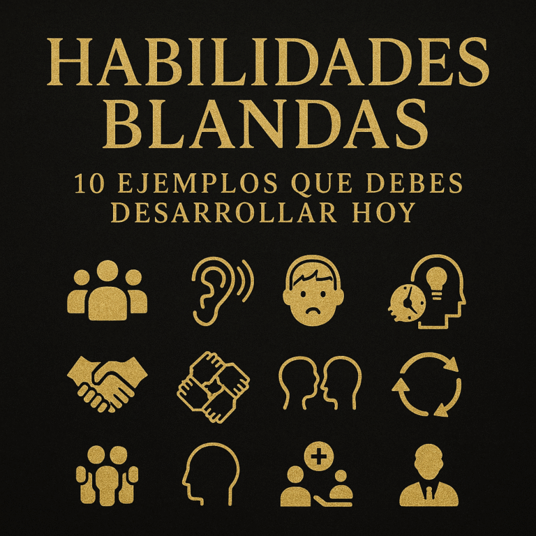 10 ejemplos de habilidades blandas que debes desarrollar hoy para destacar, liderar y dominar tu entorno profesional desde la primera impresión.