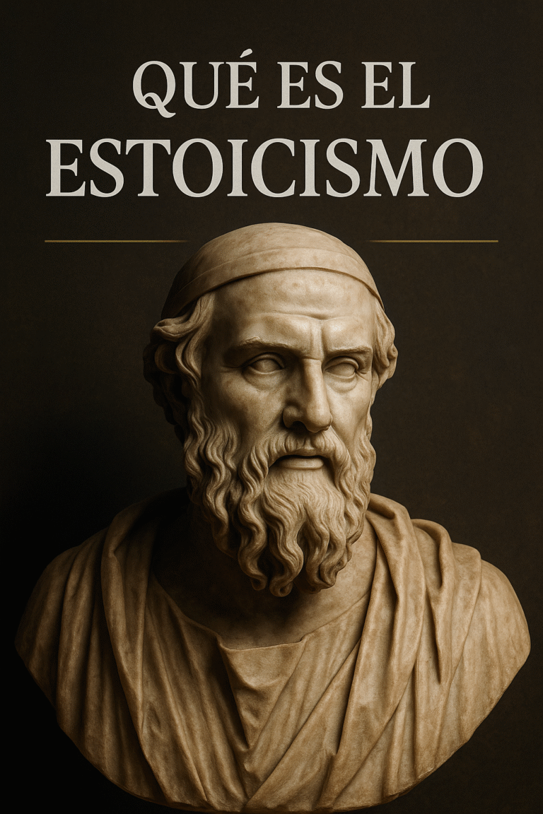 Qué es el estoicismo y cómo se define el término estoica, sus raíces filosóficas y cómo aplicarlo para forjar carácter, control y poder.
