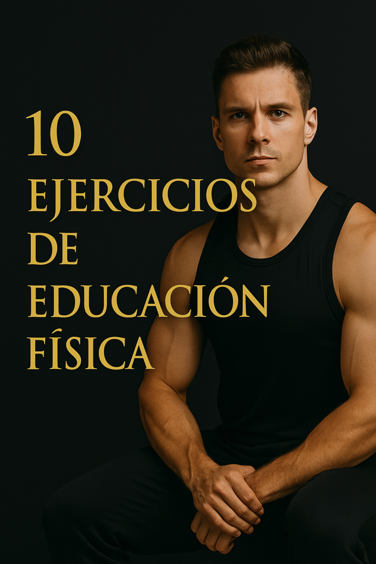 10 ejercicios de educación física para mejorar tu salud y bienestar. Úsalos para rendir más y construir un físico dominante.