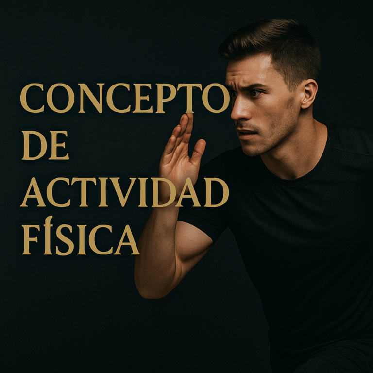 Concepto de actividad física: Descubre todo explicado con claridad. Descubre cómo aplicarlo y dominar tu salud y energía desde el movimiento.