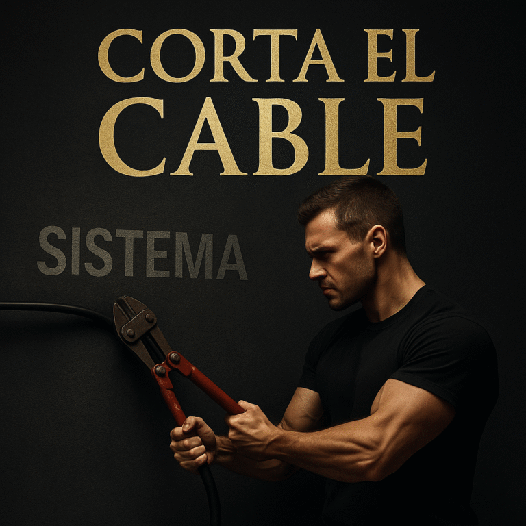 Corta el cable: cómo salir del sistema sin pedir permiso. Aprende a romper tu dependencia y vivir como un hombre libre.
