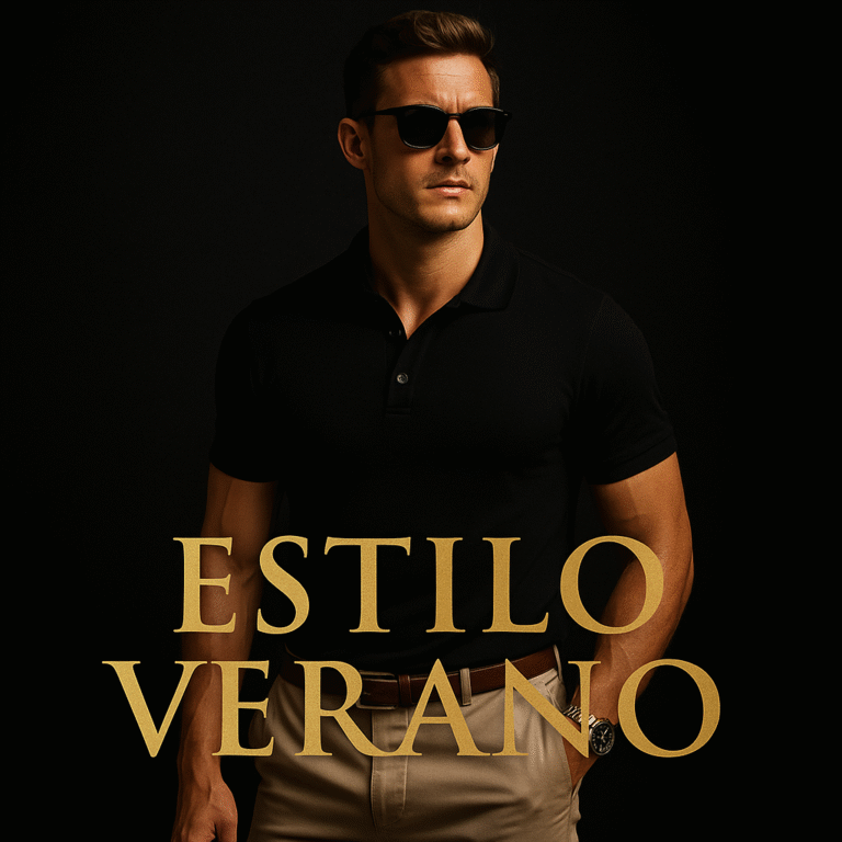 Cómo vestirse en verano sin perder presencia ni masculinidad. Domina tu imagen con estilo fresco, cortes limpios y estética masculina sin rendirte al calor.