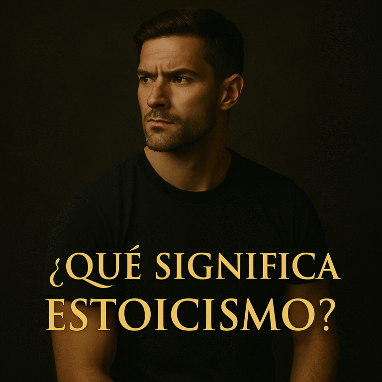 Qué significa estoicismo y cómo aplicarlo en tu vida diaria para vivir con claridad, fuerza y propósito. Aplicate ya.