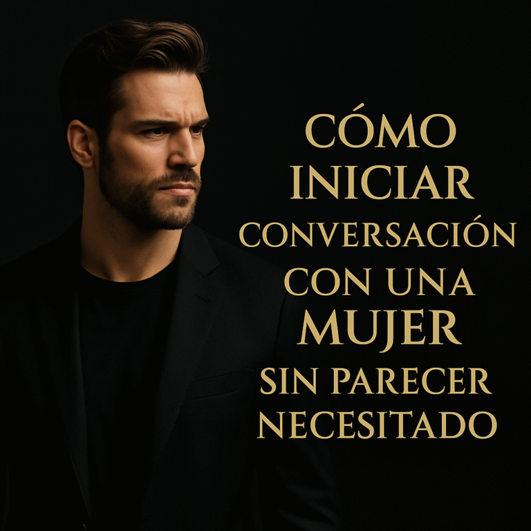 Cómo iniciar conversación con una mujer sin parecer necesitado. Aprende a proyectar seguridad, tensión y dominio desde el primer segundo.