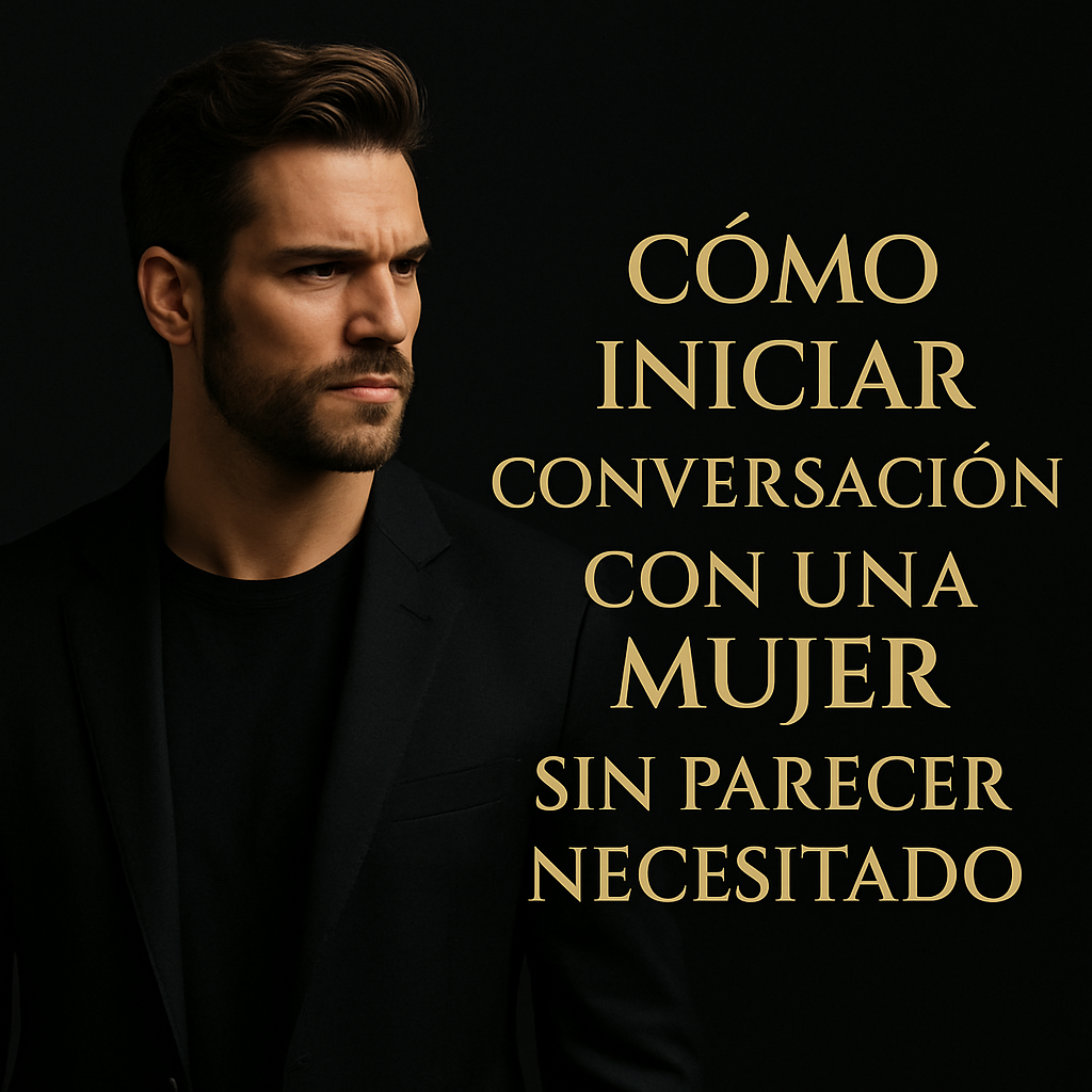 Cómo iniciar conversación con una mujer sin parecer necesitado. Aprende a proyectar seguridad, tensión y dominio desde el primer segundo.