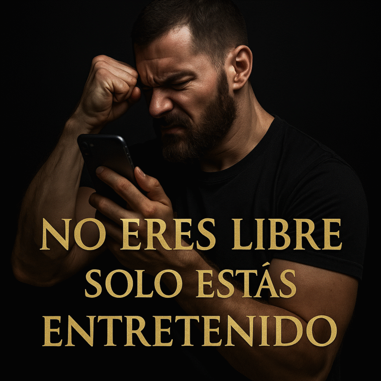 No eres libre, solo estás entretenido. Descubre cómo las distracciones están saboteando tu poder y aprende a recuperar el control sobre tu mente y tu tiempo.