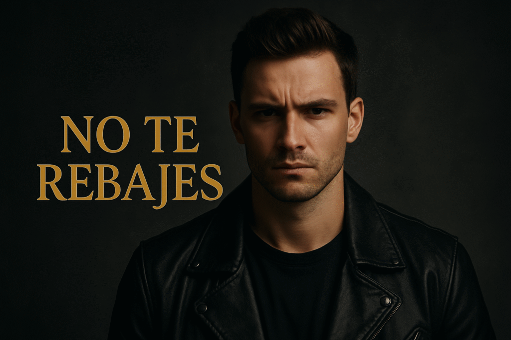 Errores de los hombres en el amor: no te rebajes, no pierdas tu marco, y no sacrifiques tu respeto por mantener a alguien. Mantente firme.